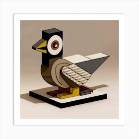 Lego Bird Art Print