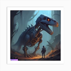 T - Rex Art Print