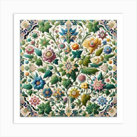 The Garden Tile Art Print