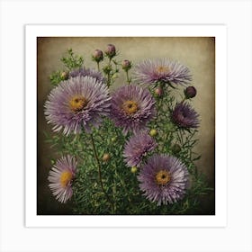 Aster Prent Art Art Print