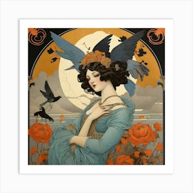 Loiseau Volage George Barbier Art Print 2 Art Print