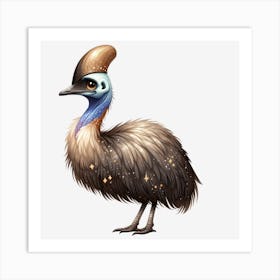 Cassowary Art Print