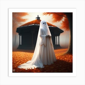 Ghost In The Woods 1 Art Print