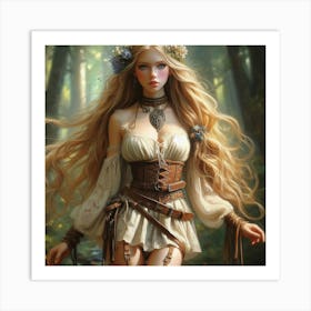 Elven Girl 8 Art Print