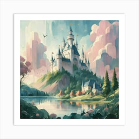 Disney Castle Art Print