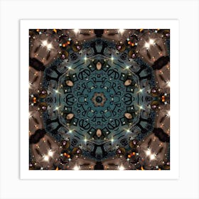 Ouija Abstract Mandala 1 Art Print