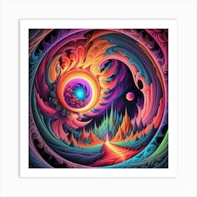 Psychedelic Art 5 Art Print