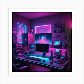 Computer Room Art Print