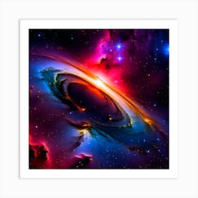 Galaxy In Space 7 Art Print