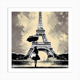 Paris Eiffel Tower 43 Art Print