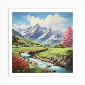 Switzerland 3 Art Print