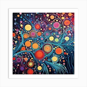 Colorful Circles 1 Art Print