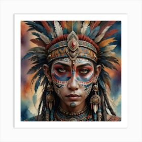 Indian Woman 2 Art Print