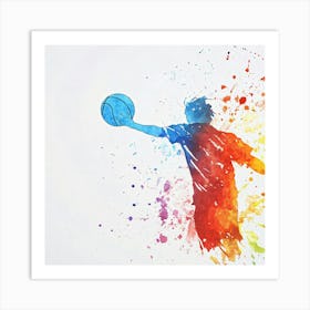 Basketball Player 13 Art Print