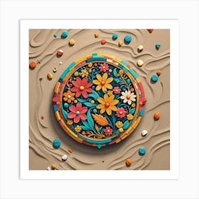 Sand Art Art Print