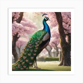 Peacock Art Print