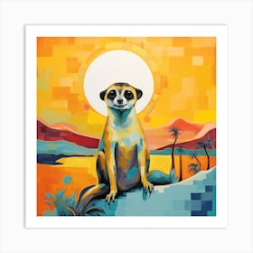 Meerkat Art Print