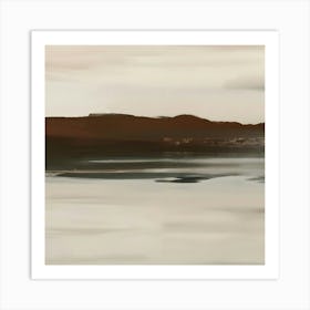 Abstract Of A Lake Art Print