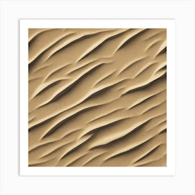 Sand Dune Texture Art Print