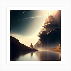 Spaceship Art Print