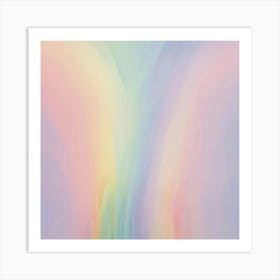 Abstract Rainbow Art Print