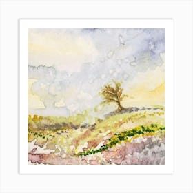 Lone Tree 1 Art Print