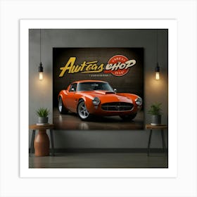 Default Create Unique Design Of Autoshop Wall Art 0 Art Print
