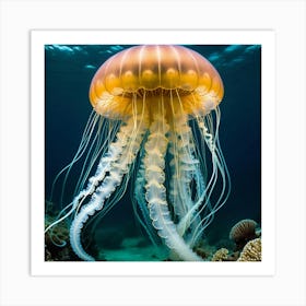 Jellyfish 8 Art Print