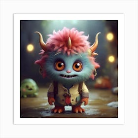 Little Monster Art Print