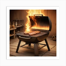 Bbq Grill 1 Art Print