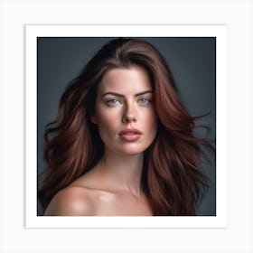 Portrait Of A Young Woman 3 Art Print