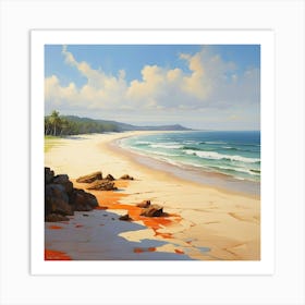 Beach Scene 12 Art Print