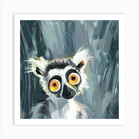 Lemur 11 Art Print