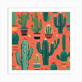 Cactus 75 Art Print