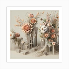 Flowers In Vases Art Print