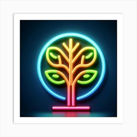 Neon Tree Concept Art Print