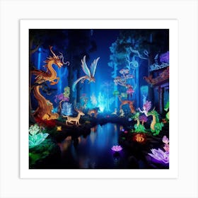 Fairytale Forest 1 Art Print