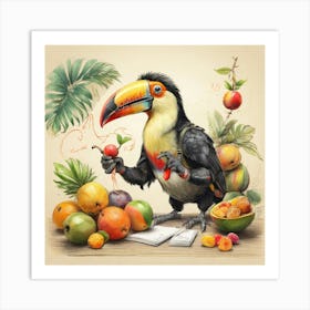 Toucan 50 Art Print