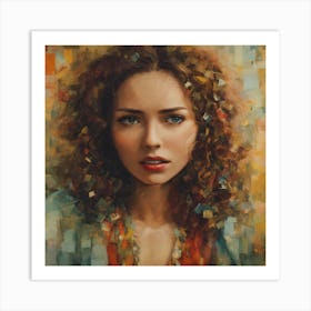 Portrait Of A Woman 3 Art Print