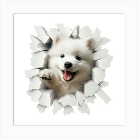 Samoyed 1 Art Print