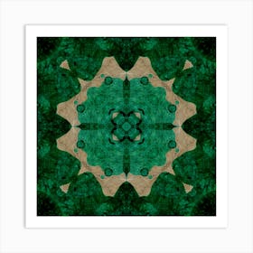 The Pattern Is Green Art Print