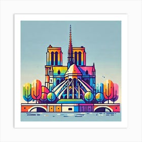 Notre Dame Cathedral 4 Art Print