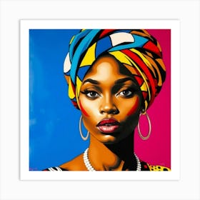 African Woman 17 Art Print