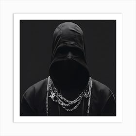 Hooded Man 1 Art Print