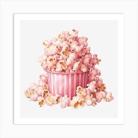 Pink Popcorn 10 Art Print