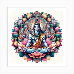 Lord Shiva 40 Art Print