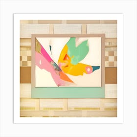 Abstract Butterfly Painting Art Print