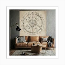 Zodiac Sign Wall Art Art Print