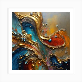 Abstract Painting 4 Art Print