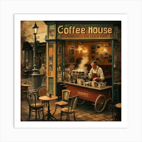 Coffee House 3 Art Print